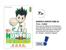 JouéClub Kana Hunter X Hunter Tome 38 offre
