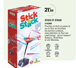 JouéClub Stick et Stack offre