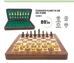 JouéClub Échiquier pliant 35 cm roi 76 mm offre
