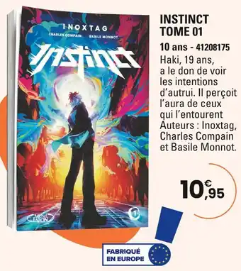 JouéClub Instinct Tome 01 offre