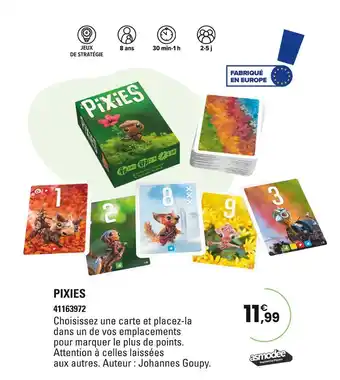 JouéClub Asmodee Pixies offre