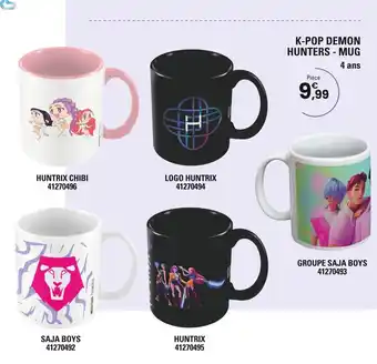 JouéClub K-pop Demon Hunters - mug offre