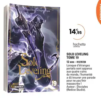 JouéClub Solo Leveling Tome 19 offre