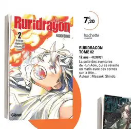 JouéClub Hachette Jeunesse Ruridragon Tome 02 offre