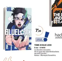 JouéClub Pika Edition Tome 29 Blue Lock offre