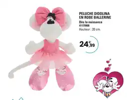 JouéClub Diddl Peluche Diddlina en robe ballerine offre