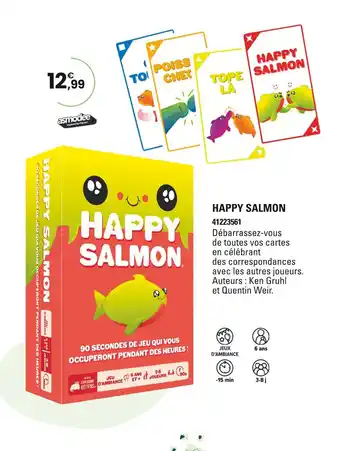 JouéClub Happy Salmon offre