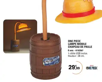 JouéClub Lampe mobile chapeau de paille offre