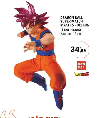 JouéClub Bandai Dragon Ball Super Match Makers - Beerus offre