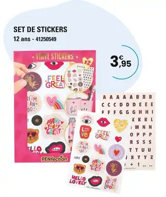JouéClub Set de stickers offre