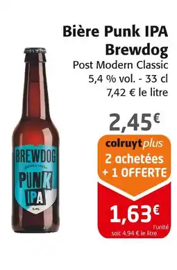 Colruyt Brewdog Bière Punk IPA offre