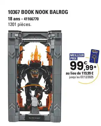 JouéClub 10367 BOOK NOOK BALROG offre