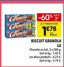 Supeco LU Biscuit Granola offre