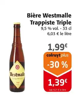 Colruyt Westmalle Bière Trappiste Triple offre
