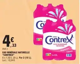 E.Leclerc Contrex - eau minerale naturelle offre
