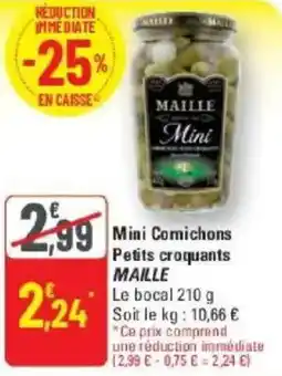 G20 Mini comichons petits croquants maille offre