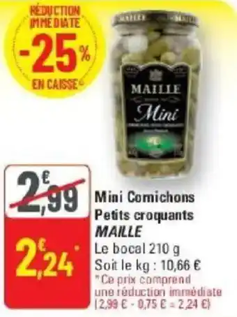 G20 Mini comichons petits croquants maille offre