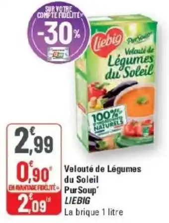 G20 Velouté de légumes du soleil purshoup liebig offre