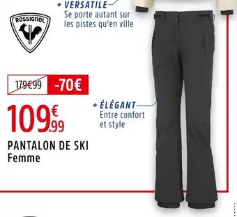 Intersport Rossignol PANTALON DE SKI Femme offre