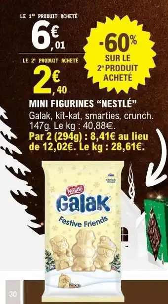 E.Leclerc MINI FIGURINES “NESTLÉ” offre