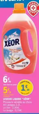 E.Leclerc Lessive Liquide XEOR offre