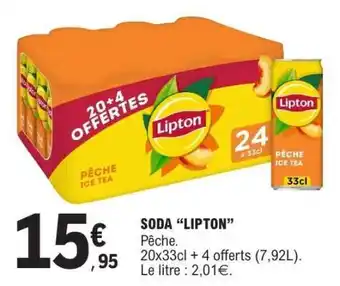 E.Leclerc SODA “LIPTON” offre