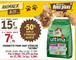 E.Leclerc Croquette pour chat stérilisé 'Ultima' offre