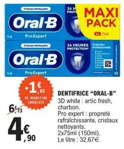 E.Leclerc Dentifrice Oral B offre