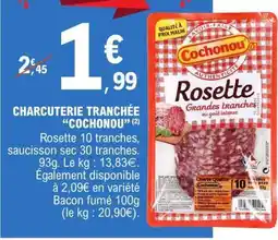 E.Leclerc Charcuterie Tranchée Cochonou offre