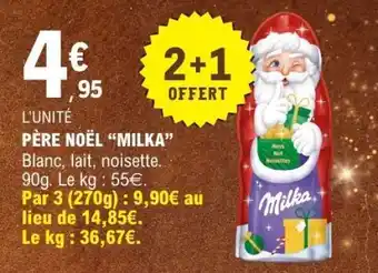 E.Leclerc PÈRE NOËL “MILKA” offre