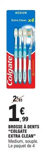 E.Leclerc Brosse à dents 'Colgate Extra Clean' offre