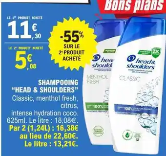 E.Leclerc Shampooing Head & Shoulders offre