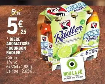 E.Leclerc Bière Aromatisée 'Bourbon Radler' offre
