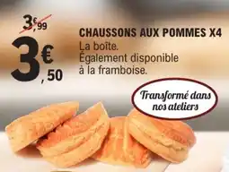 E.Leclerc CHAUSSONS AUX POMMES X4 offre