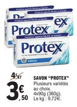 E.Leclerc SAVON “PROTEX” offre