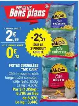 E.Leclerc Frites surgelées MC CAIN offre