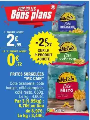 E.Leclerc Frites surgelées MC CAIN offre