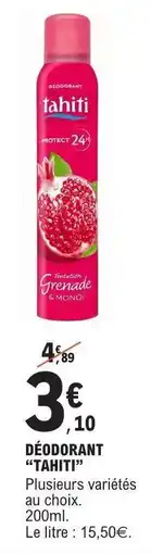 E.Leclerc DÉODORANT “TAHITI” offre