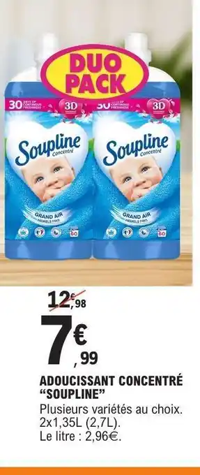 E.Leclerc ADOUCISSANT CONCENTRÉ 'SOUPLINE' offre
