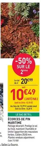 RAGT Jardin & Maison Écorces de pin maritime offre