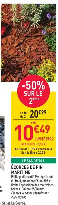 RAGT Jardin & Maison Écorces de pin maritime offre