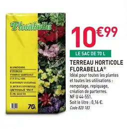 RAGT Jardin & Maison FLORABELLA Terreau horticole offre