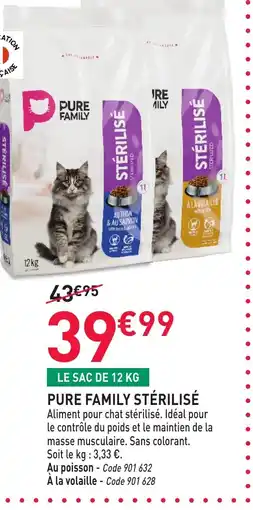 RAGT Jardin & Maison PURE FAMILY Stérilisé offre