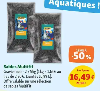 Maxi Zoo MultiFit Sables offre