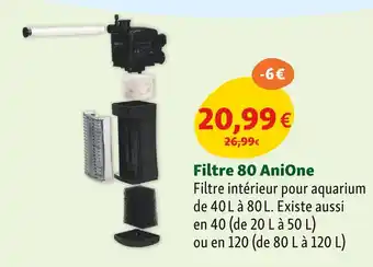Maxi Zoo AniOne Filtre 80 offre