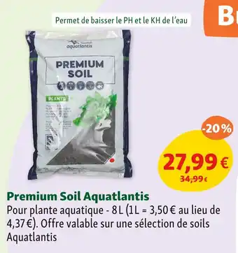 Maxi Zoo Aquatlantis Premium Soil offre