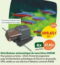 Maxi Zoo EHEIM Distributeur automatique de nourriture offre