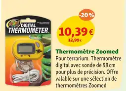 Maxi Zoo Zoomed Thermomètre offre