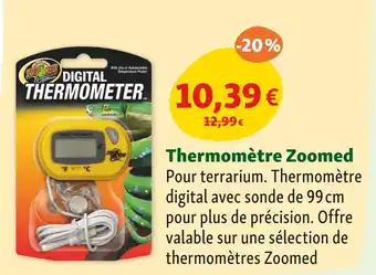 Maxi Zoo Zoomed Thermomètre offre