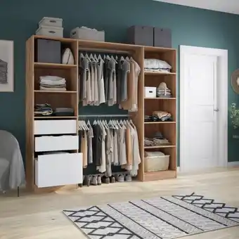 Brico Dépôt kit dressing imitation chêne clair isha offre